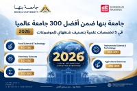 جامعة ضمن الفئة 101–150 عالميًا في تخصص العلوم البيطرية.