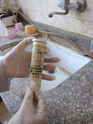 أنشطة معمل التحاليل بالمستشفى البيطري التعليمي