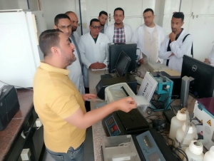 تدريب طلاب الامتياز بكلية الطب البيطري – جامعة بنها بالمعمل المركزي