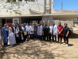 كلية الطب البيطري تنظم قافلة بيطرية مجانية بقرية شبلنجة مركز بنها